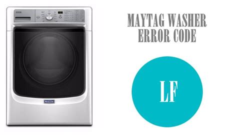 lf code maytag washer