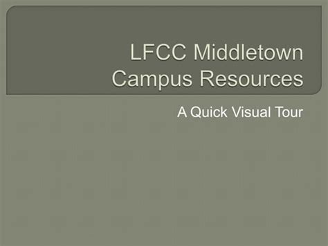 lfcc middletown campus