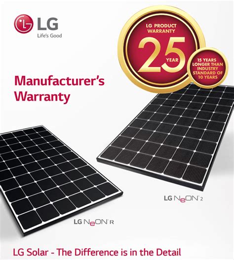 lg 305 solar panel warranty