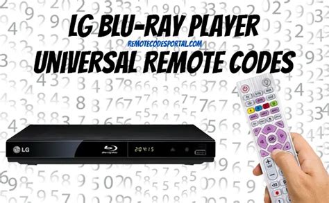 Lg Blu-Ray Player Remote Instructions