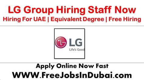 lg careers uae