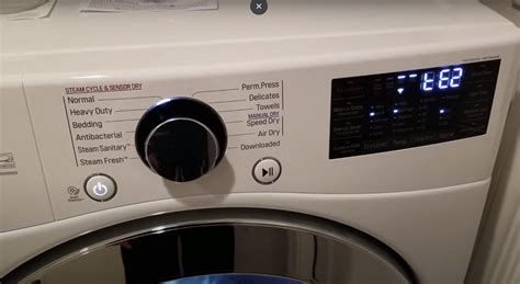 LG Dryer Error Code tE2 thermistor shorted & Troubleshooting