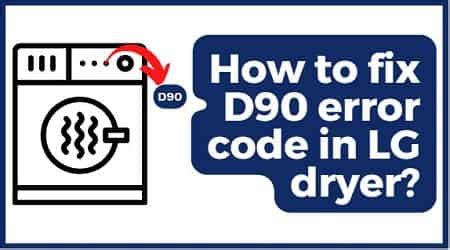 Lg Electric Dryer Error Code D90