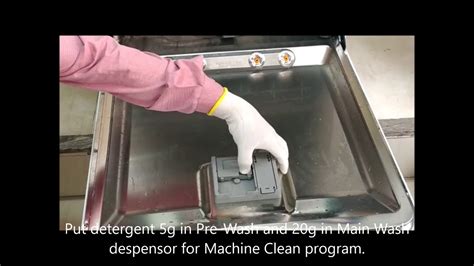 lg machine clean dishwasher