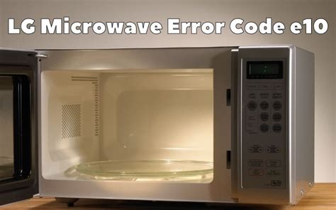 Lg Microwave Error Code F 3