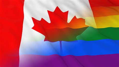 lgbt flags being replaced with canadian flags