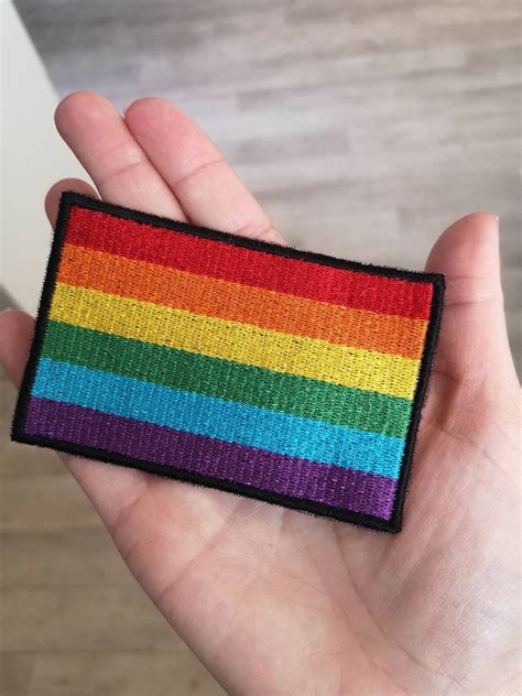 lgbt pride flag patch