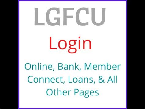 lgfcu login account
