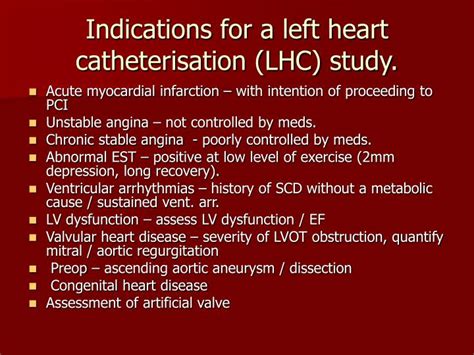 lhc cardiology meaning