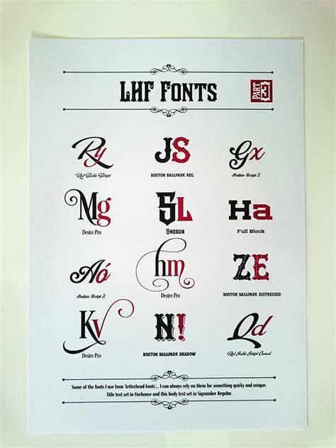 LHF Fonts... on Behance