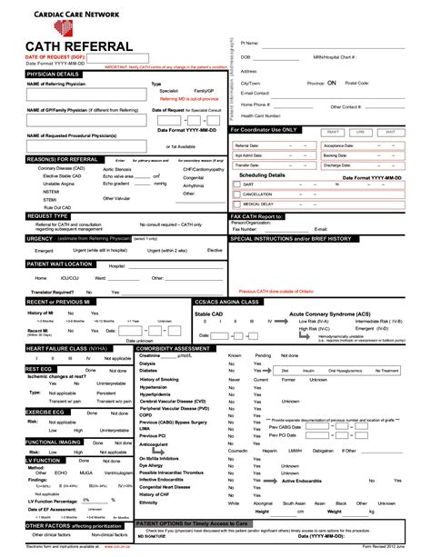 lhsc cath referral form