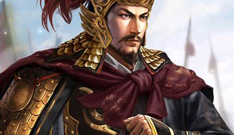 Koei style portrait of Tang dynasty elite general Li Jing 李靖 (571