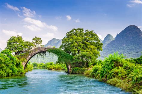 li river china dragon bridge