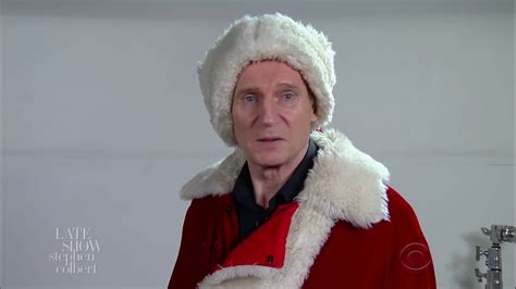 liam neeson auditions for santa claus