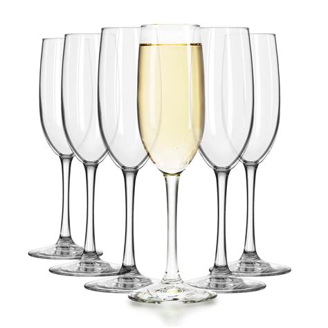 libbey champagne glasses