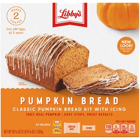 Libby's Classic Pumpkin Bread Kit with Icing 56.085 oz.