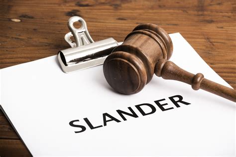 libel and slander lawsuit