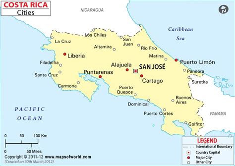 liberia costa rica city map