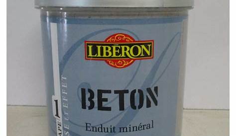 Enduit minéral effet béton LIBERON 1L/500ml satin en promotion