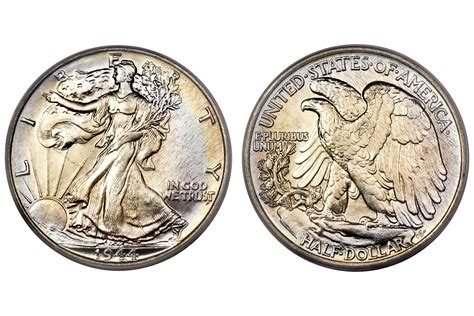 1937 S Walking Liberty Half Dollars Value and Prices