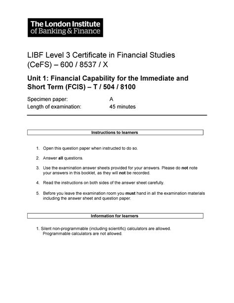 libf certificate