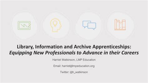 library archive apprenticeships