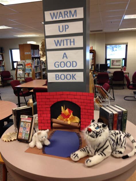 library book displays january