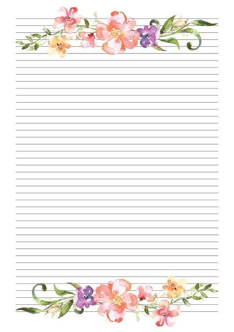 Library Border Paper Printable Lined