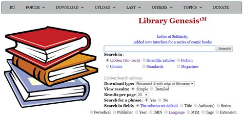 library genesis books free