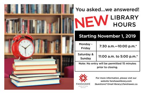 library opening hours sunday