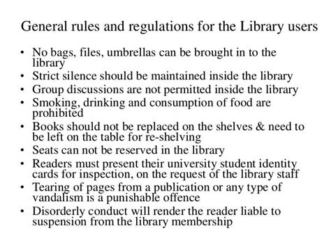 Library Shelving Rules