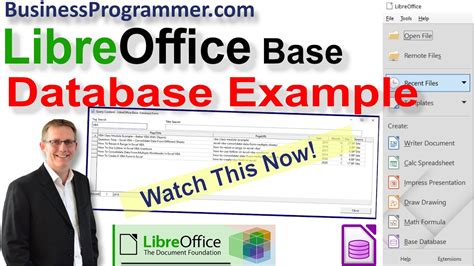 Libreoffice Base Examples