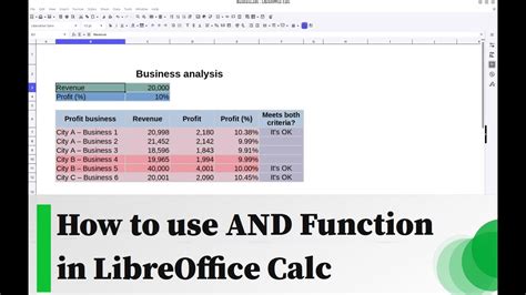 libreoffice calc left function