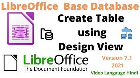 Libreoffice Create Table