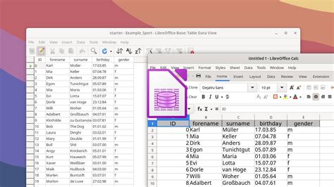 Libreoffice Database Export