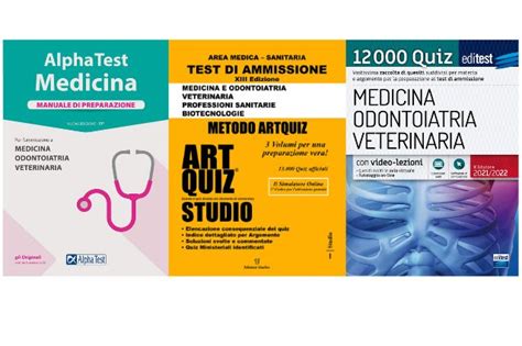 libri per il test di medicina