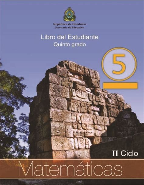 Libro De Matemáticas 5 Grado Matematica 5 / Quinto grado se imprimió