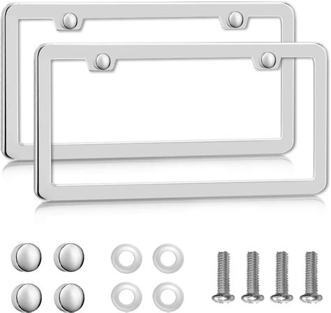 License Plate Frames Chrome