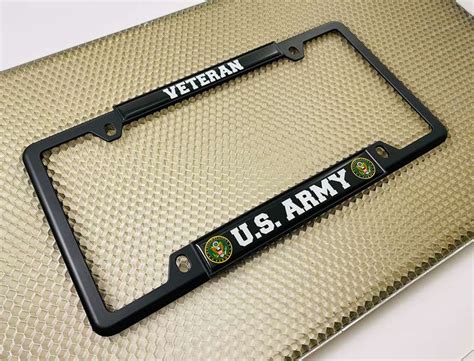 License Plate Frames Veterans