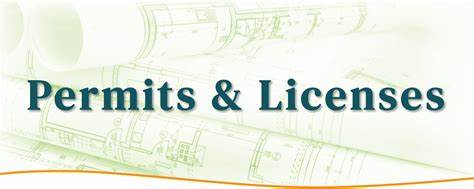 Licenses, Permits, and Fees