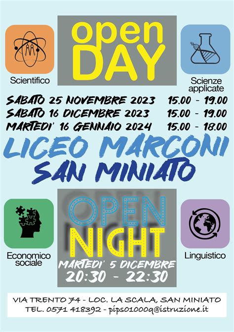 liceo marconi open day