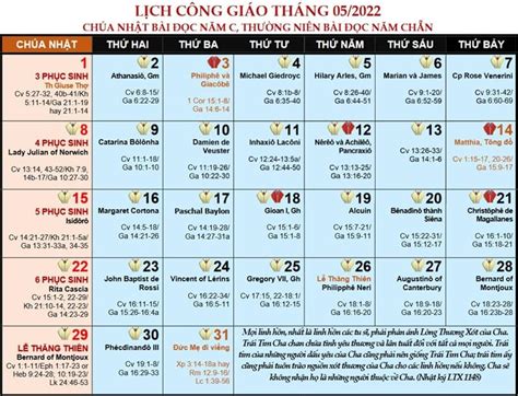 lich cong giao nam 2024