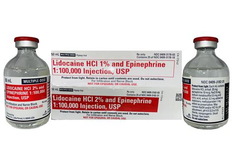 lidocaine hcl 1 and epinephrine injection