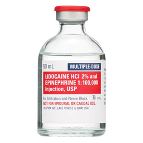 lidocaine hcl 2% and epinephrine