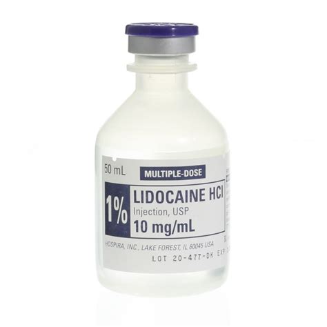 lidocaine injection for dental work