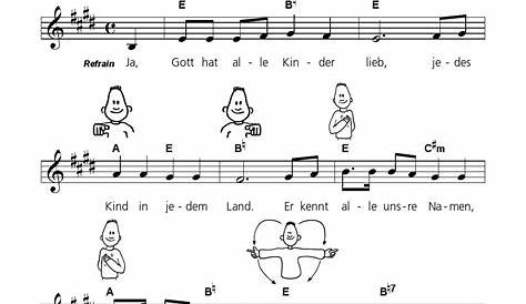 Ja Gott Hat Alle Kinde Lieb Text / Lied Gott Mag Kinder