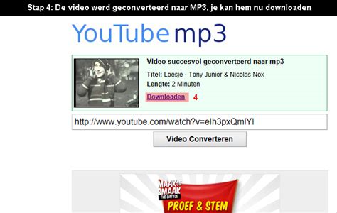 liedjes youtube downloaden naar mp3