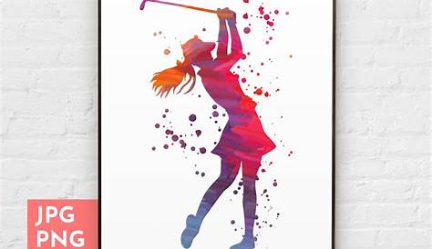 Golf - Take a Swing at It (12x18 SIGNED Print Master Art Print w