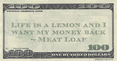 life's a lemon and I want my money back