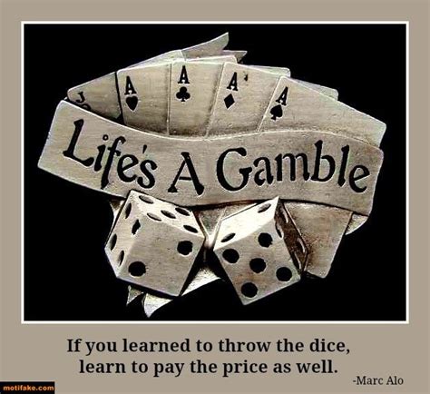 inspirational gambling quote